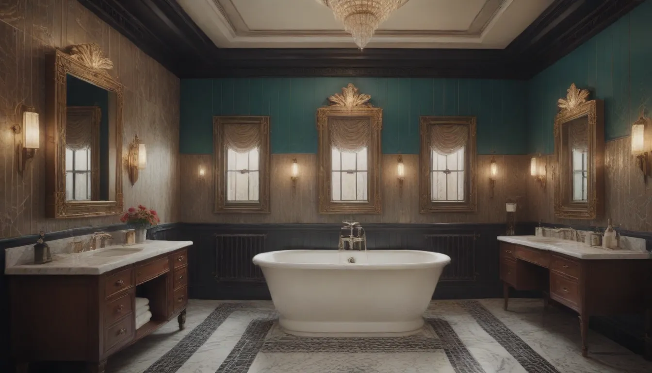 Art Deco Bathrooms: A Glamorous Return to the Roaring 20s