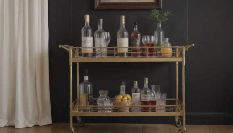 Elegant Bar Cart Ideas to Elevate Your Home Entertaining Experience