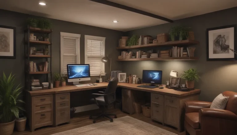 Maximizing Productivity: 16 Basement Office Ideas That Will Elevate Your Work-from-Home Experience