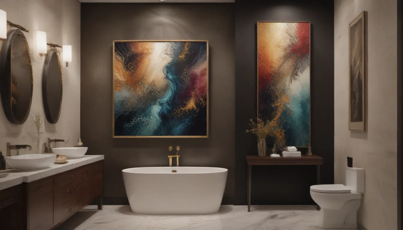 Elevate Your Bathroom Decor with Gorgeous Art Pieces