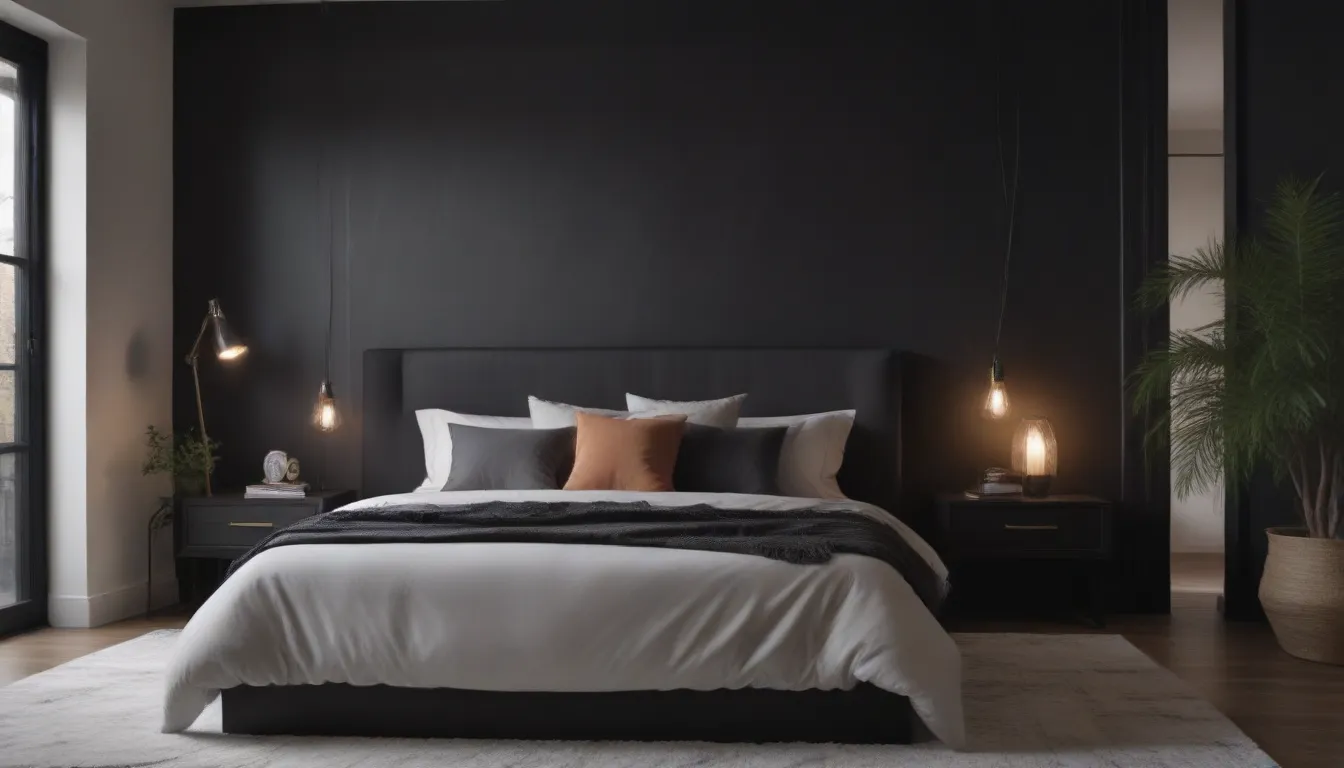 Enhance Your Bedroom with 28 Stylish Black Accent Wall Ideas