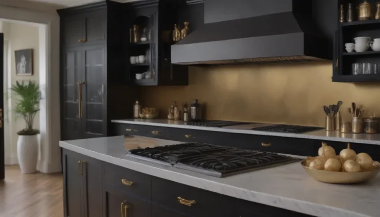 Embracing Elegance: 20 Black and Gold Kitchen Ideas That Will Transform Your Space