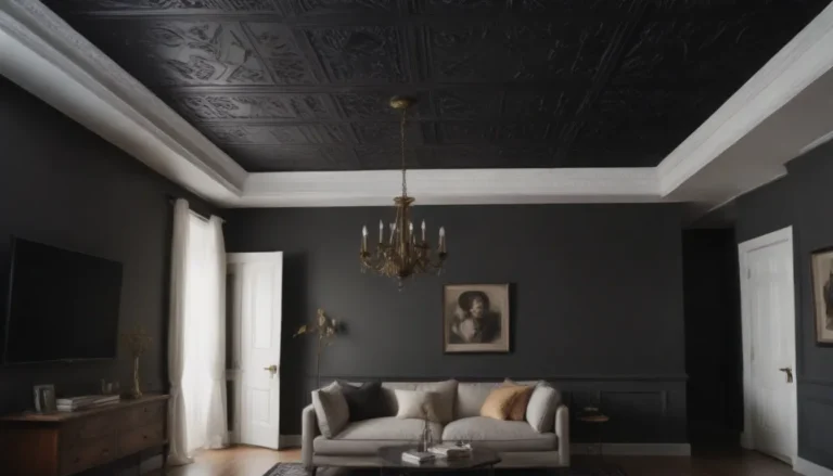 The Beauty of Black Ceilings: Transforming Your Space with Style and Drama