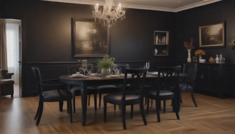 40 Ways to Transform Your Dining Room with Black Color Scheme