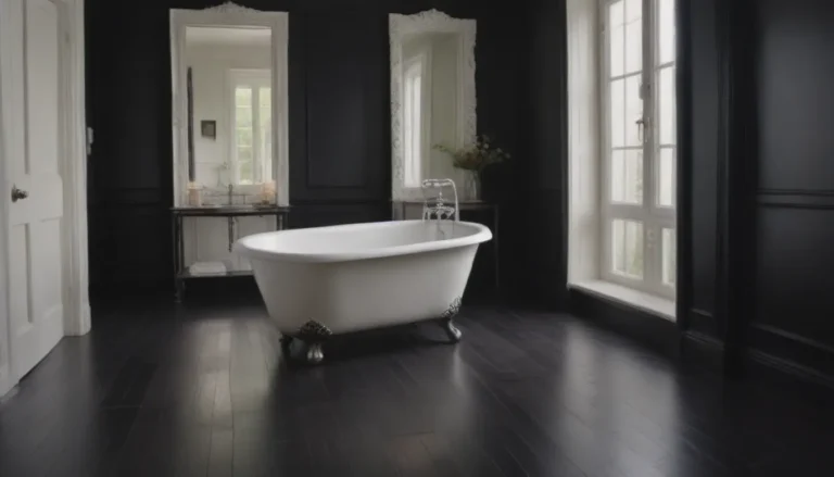 The Timeless Elegance of Black Floors in Your Bathroom