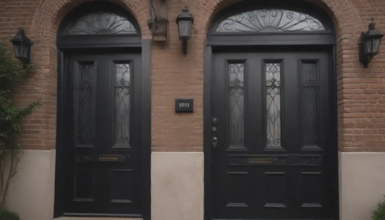 Elevate Your Home’s Exterior with Timeless Black Front Doors