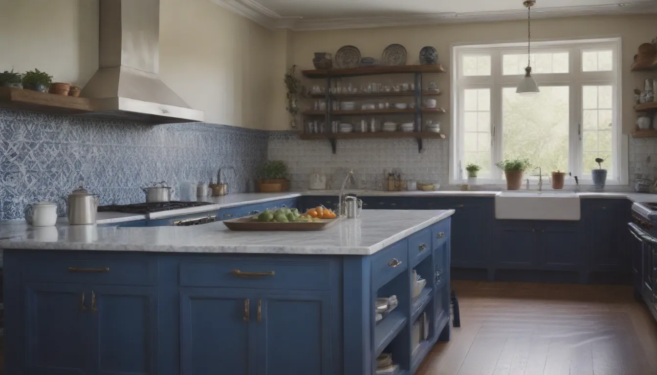 The Timeless Appeal of Blue and White Kitchens