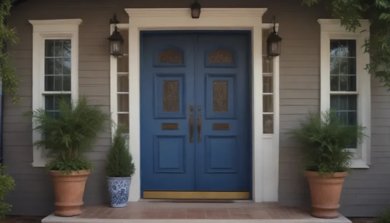 Transform Your Home with a Blue Front Door: 24 Ideas for a Warm and Welcoming First Impression