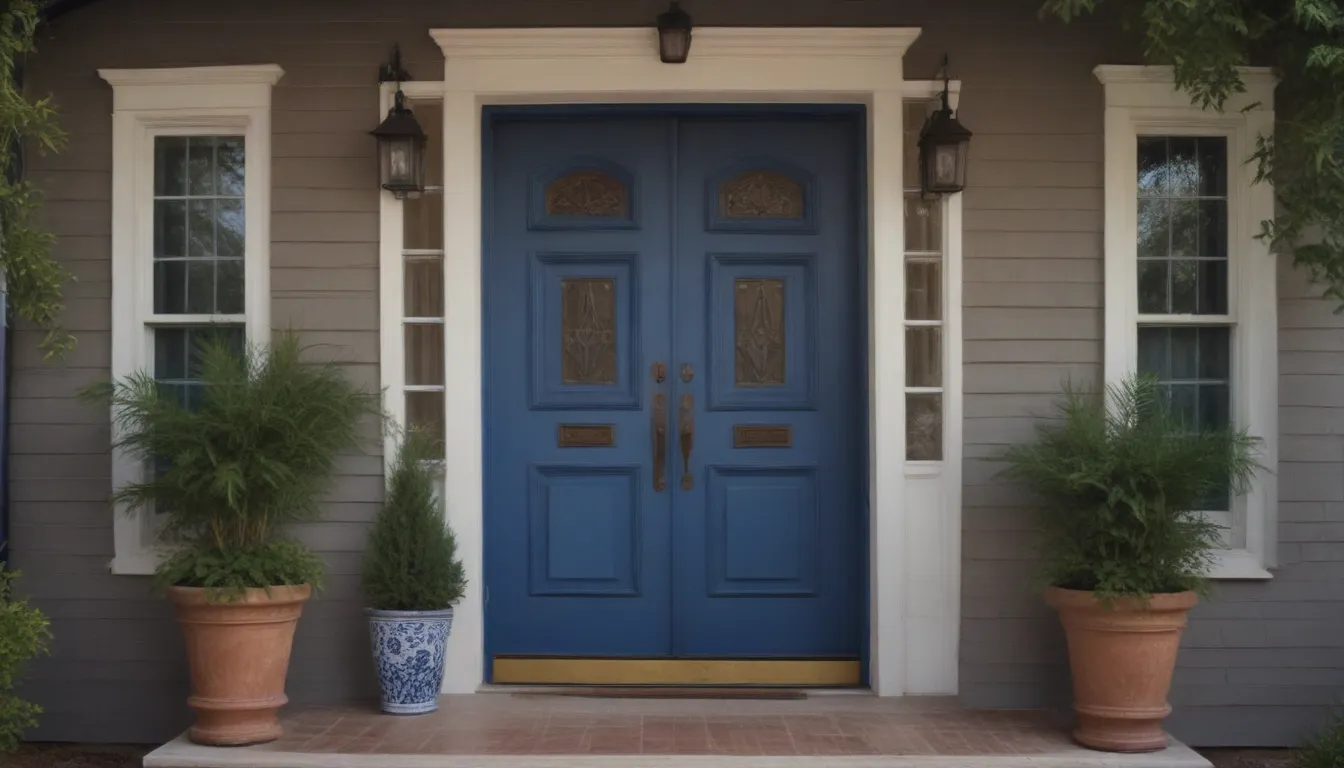 Transform Your Home with a Blue Front Door: 24 Ideas for a Warm and Welcoming First Impression