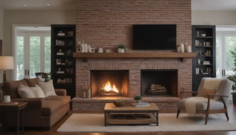 Transform Your Living Room with 27 Brick Fireplace Makeovers