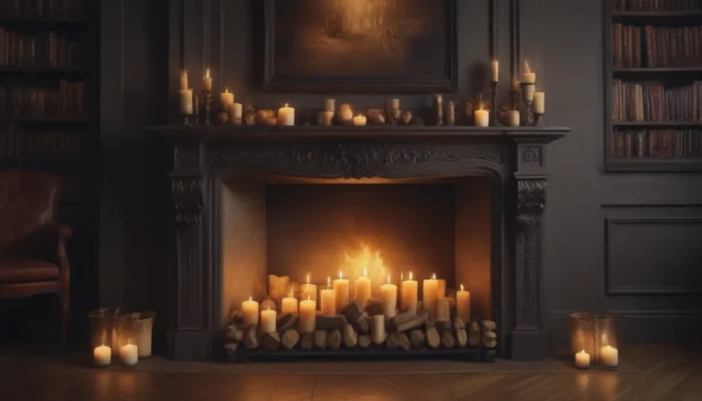 Creative Ways to Decorate with Candles in a Fireplace