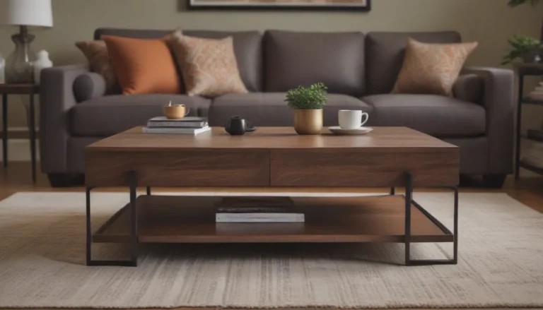 A Comprehensive Guide to Choosing the Perfect Coffee Table for Your Living Room