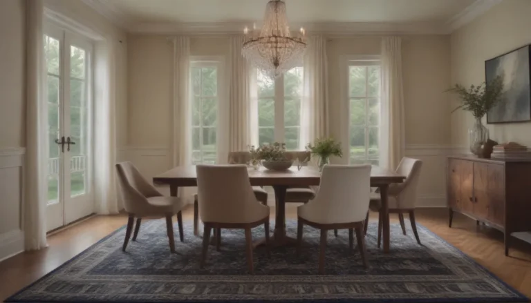 Choosing the Perfect Dining Room Rug: A Comprehensive Guide