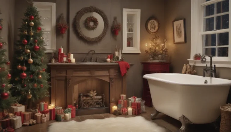 Elevate Your Home for the Holidays with Festive Christmas Bathroom Decor Ideas