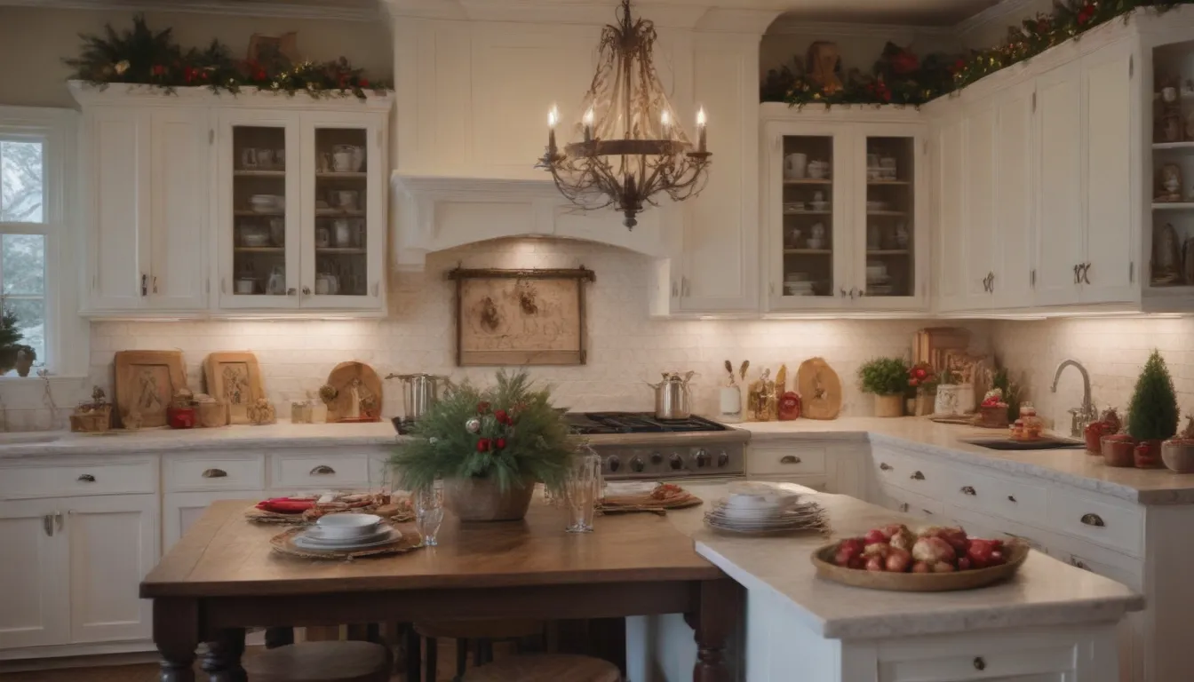 Transform Your Kitchen Into a Festive Wonderland: 38 Christmas Kitchen Decor Ideas to Set a Holiday Mood