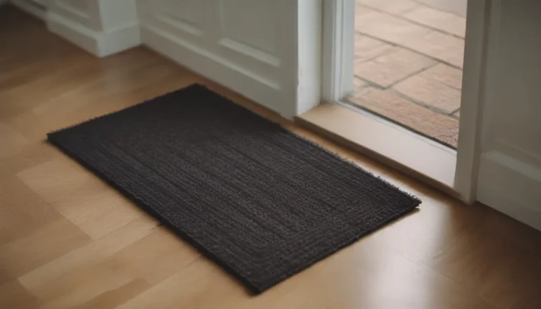 How to Keep Your Doormat Clean