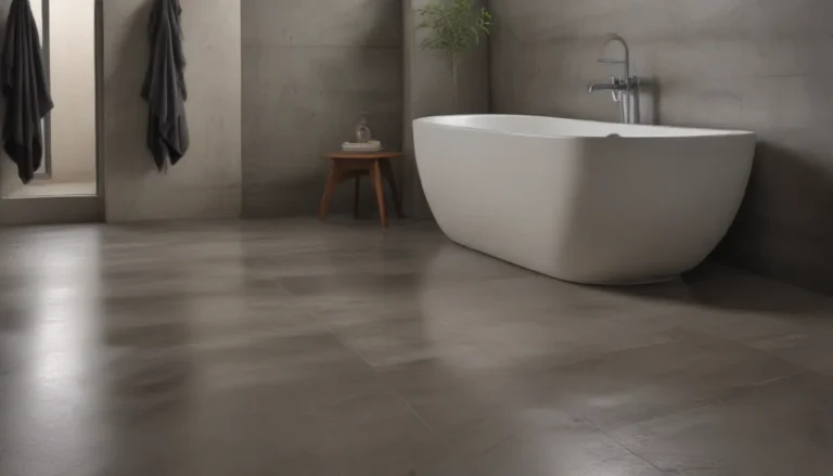 Everything You Need to Know About Concrete Bathroom Flooring