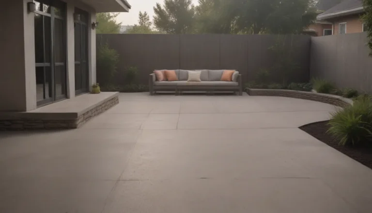 30 Affordable and Creative Concrete Patio Ideas