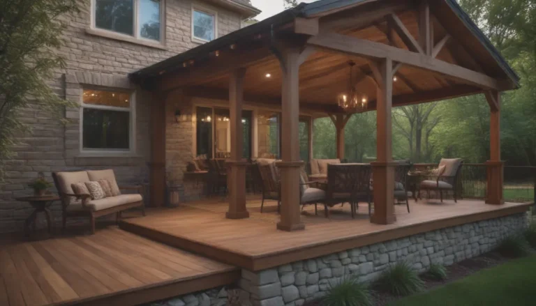 Enhance Your Outdoor Space with 24 Covered Deck Ideas