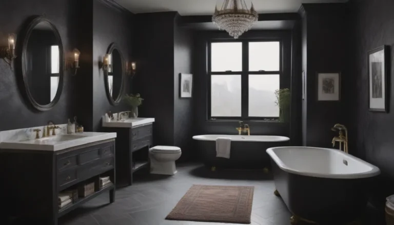 Transforming Your Bathroom: 50 Dark and Moody Ideas for a Stylish Makeover