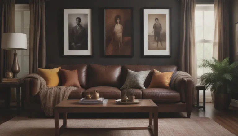 Mastering the Art of Styling a Dark Brown Sofa in Your Living Room