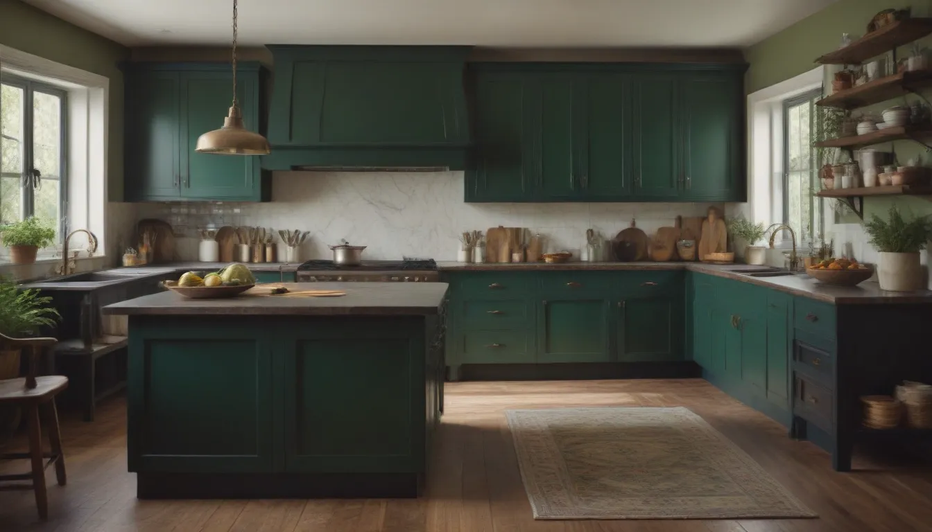 Transforming Your Kitchen with Dark Green: A Comprehensive Guide