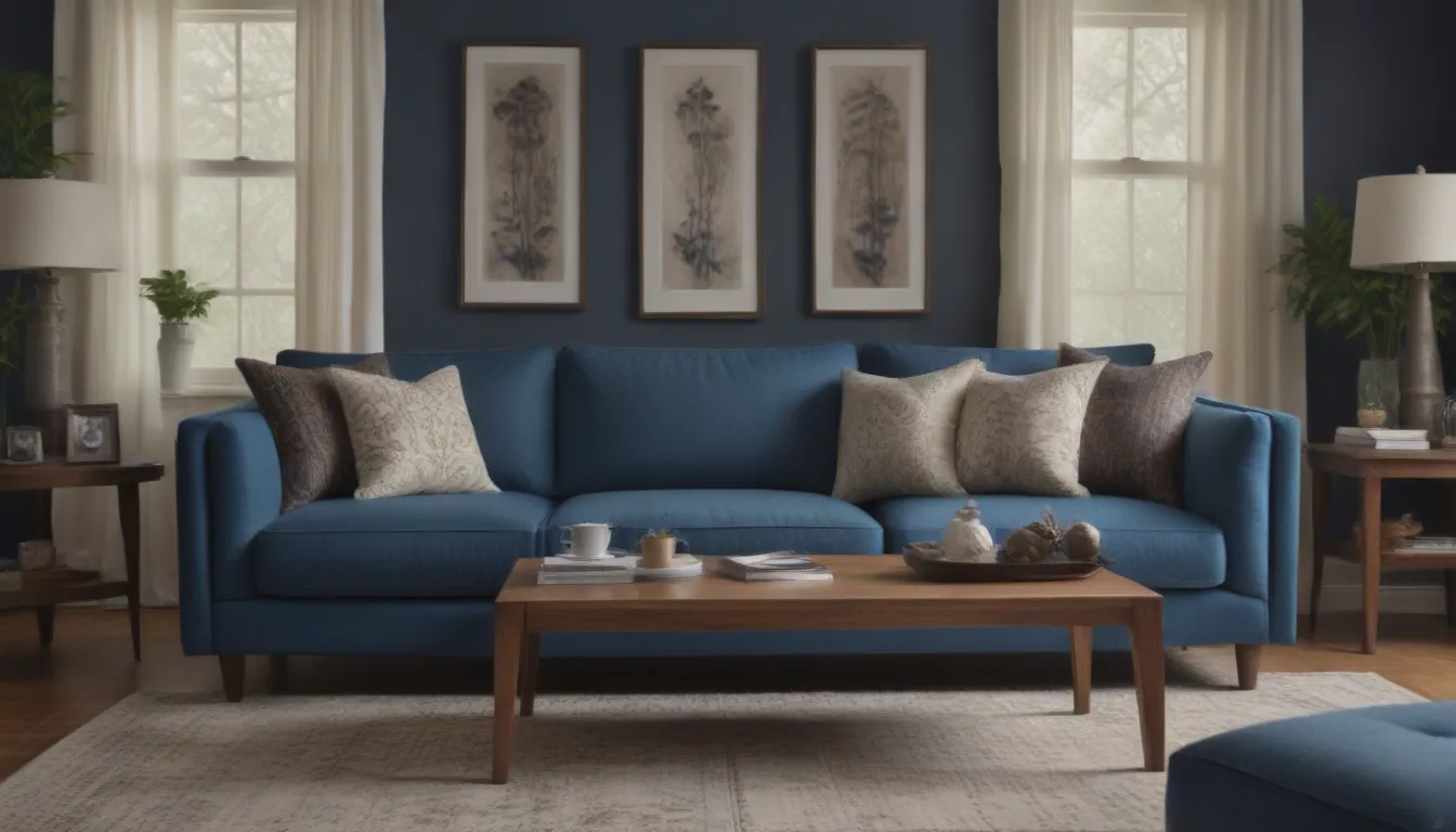 How to Style Your Blue Couch in Your Living Room