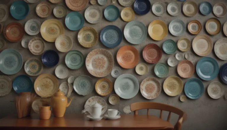 Transforming Your Space: 40 Creative Ways to Decorate With Plates on the Wall for a Charming and Unique Look