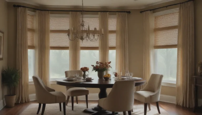 Transform Your Dining Room with These 34 Window Treatment Ideas