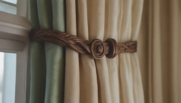 Pretty and Practical DIY Curtain Tie-Back Ideas for Your Home Decor