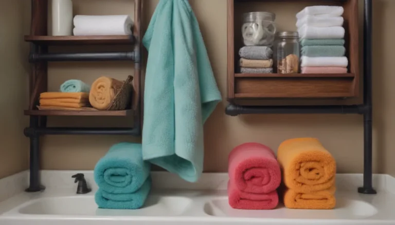 Maximizing Bathroom Storage with DIY Towel Racks