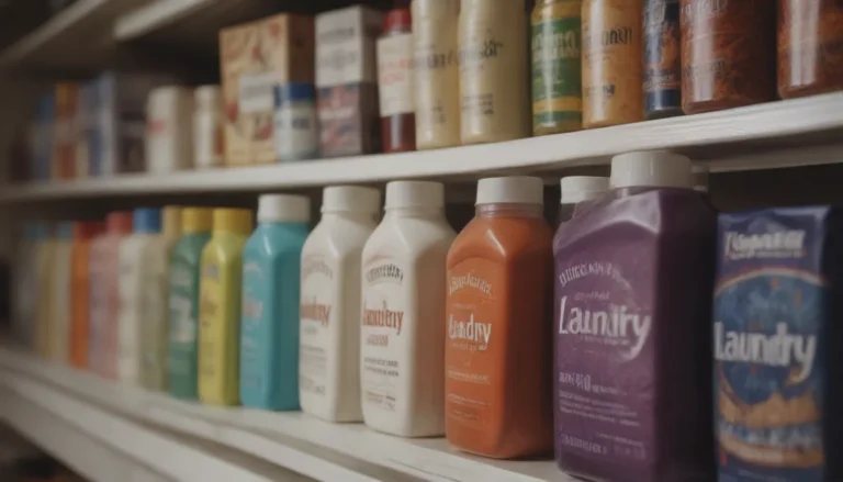 The Shelf Life of Laundry Products