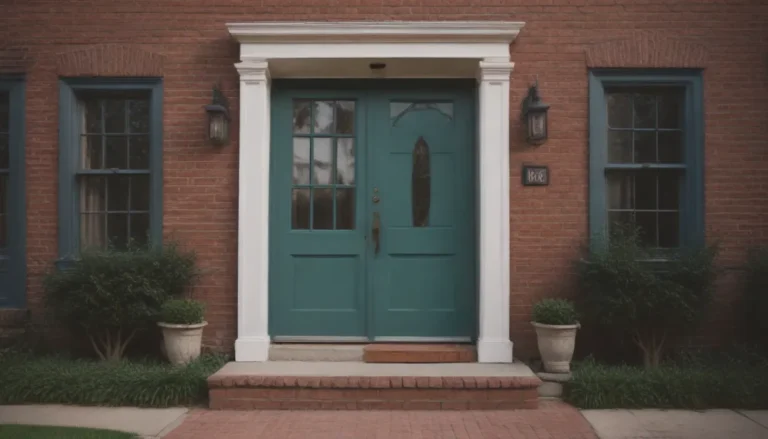 The Ultimate Guide to Front Door Colors for Brick Houses