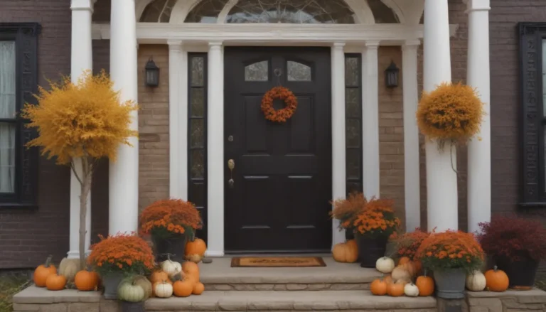 Fall Door Decorating Ideas: Transform Your Front Entrance into a Warm and Welcoming Space