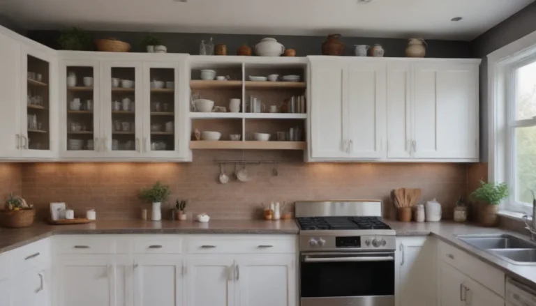 Transforming Open Spaces Above Kitchen Cabinets: Tips and Tricks