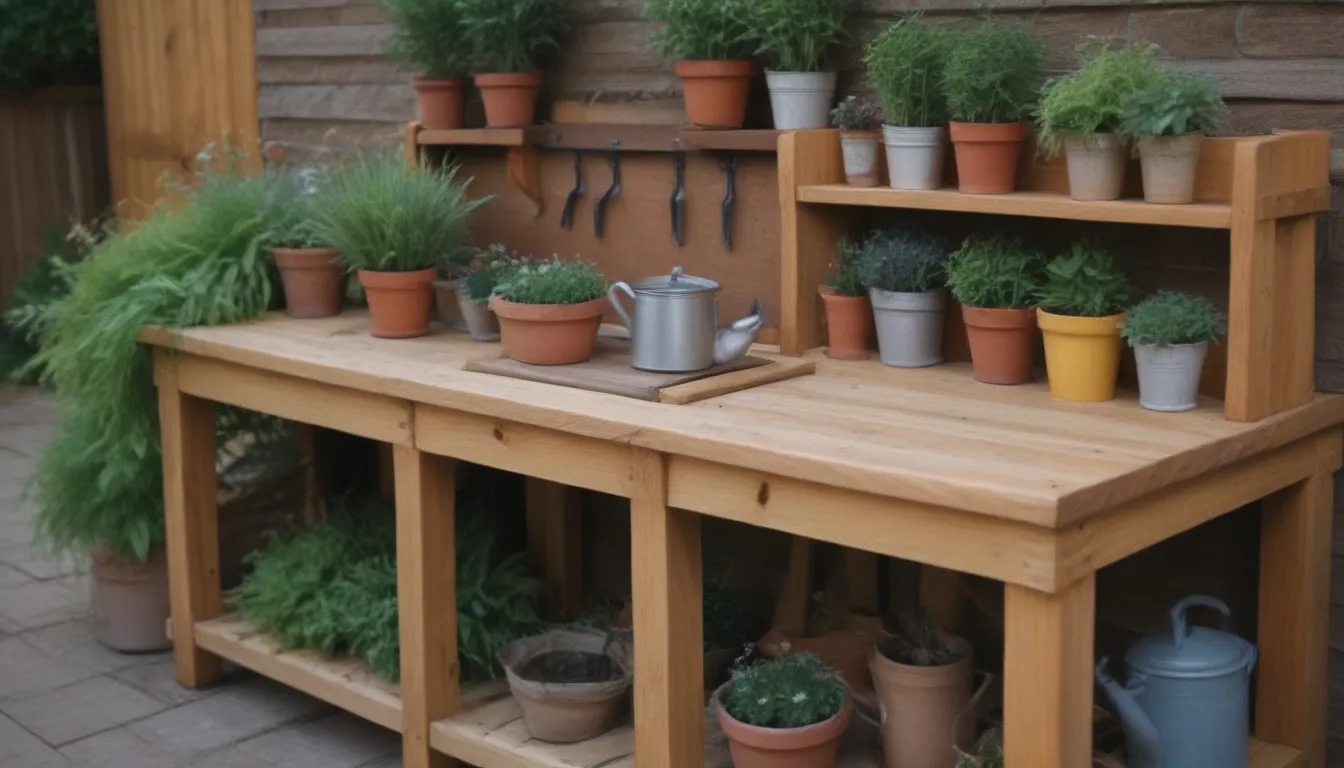 10 Free Potting Bench Plans: Build Your Dream Potting Bench