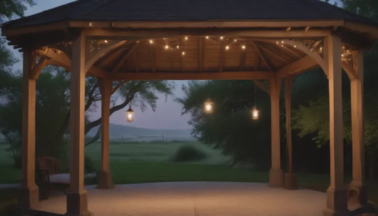 Transform Your Gazebo with Stunning Lighting Ideas