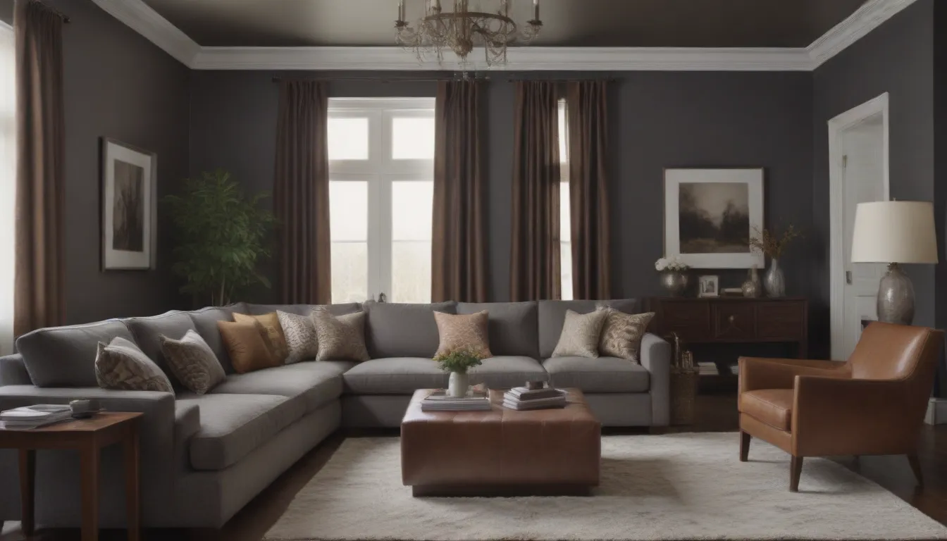 Elevate Your Living Room with 24 Stunning Gray and Brown Color Schemes