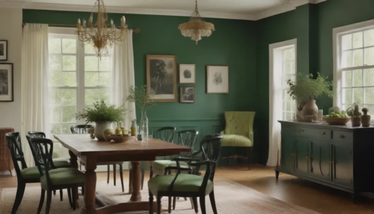 Bring the Outdoors Inside: 52 Green Dining Room Ideas That Will Transform Your Space