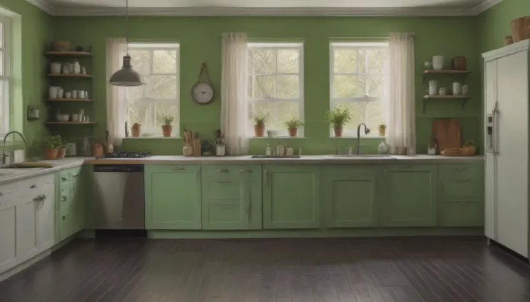 Transform Your Kitchen with 12 Green Paint Color Ideas