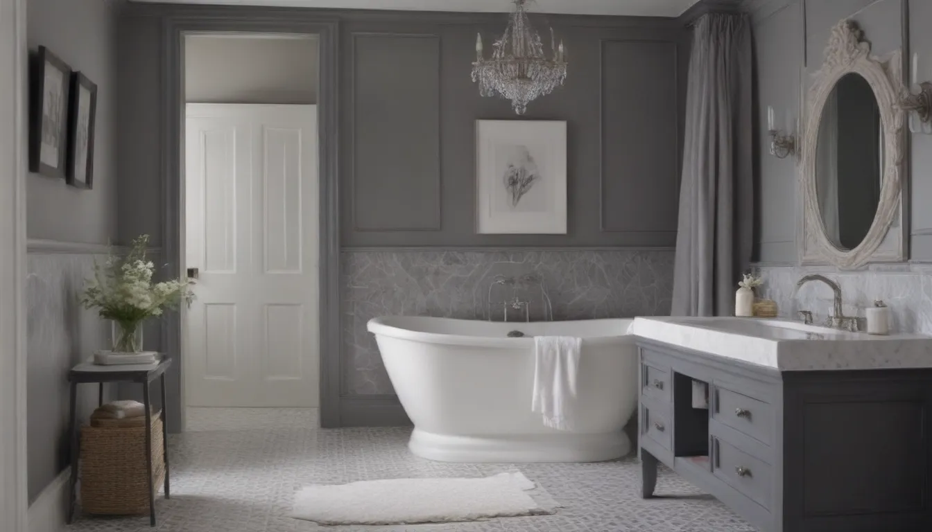 Elegant and Timeless Gray-and-White Bathroom Design Ideas: A Comprehensive Guide