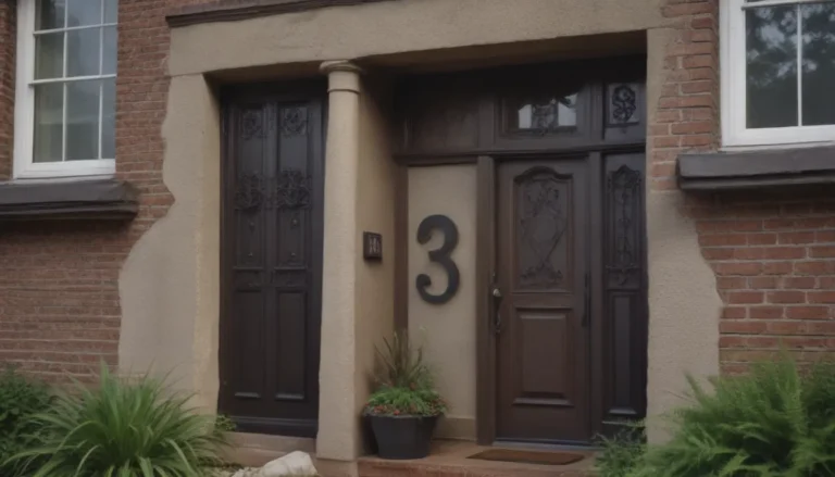 Elevate Your Home’s Style with 40 Unique House Number Ideas