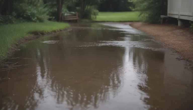 How to Properly Remove Standing Water From Your Yard