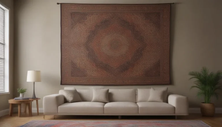 How to Hang Your Area Rug on the Wall: Transforming Rugs into Artwork