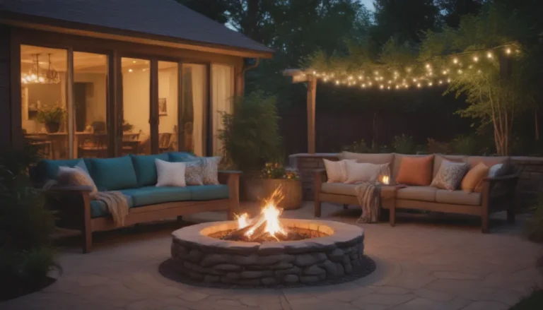 Creating a Cozy Backyard Oasis: 30 Patio Ideas with Fire Pits