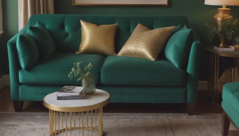 Mastering the Art of Styling an Emerald Green Sofa in Your Living Room