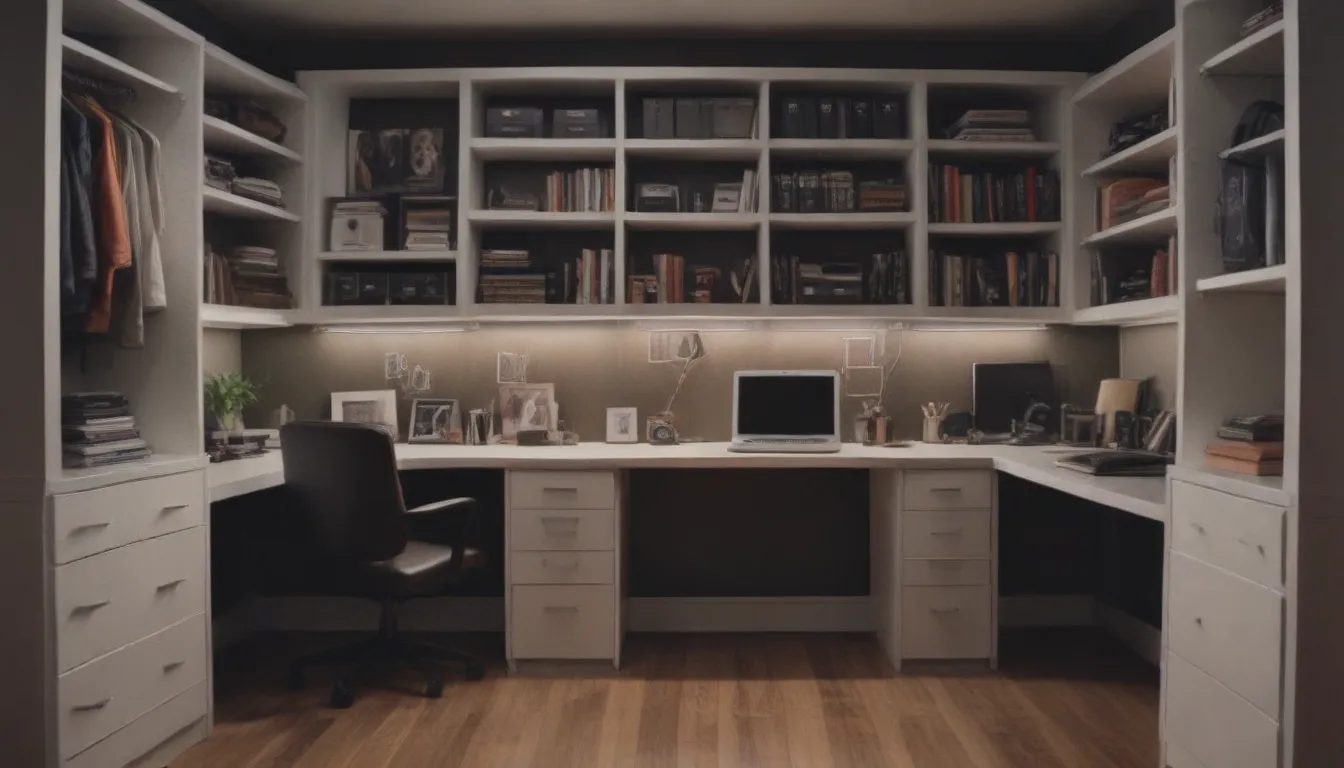 Transform Your Closet Into a Functional Home Office