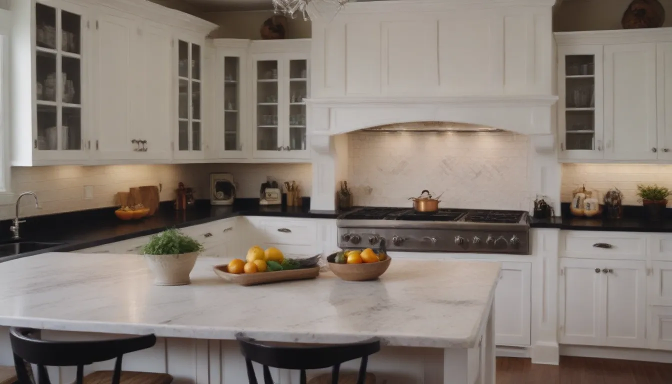 The Timeless Elegance of White Cabinets and Black Countertops in Your Kitchen