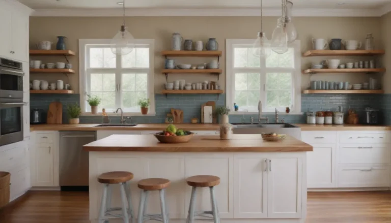 Transform Your Kitchen with White Cabinets and Butcher Block Countertops