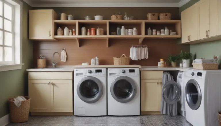 Elevate Your Laundry Room Design with these 12 Creative Detergent Storage Ideas